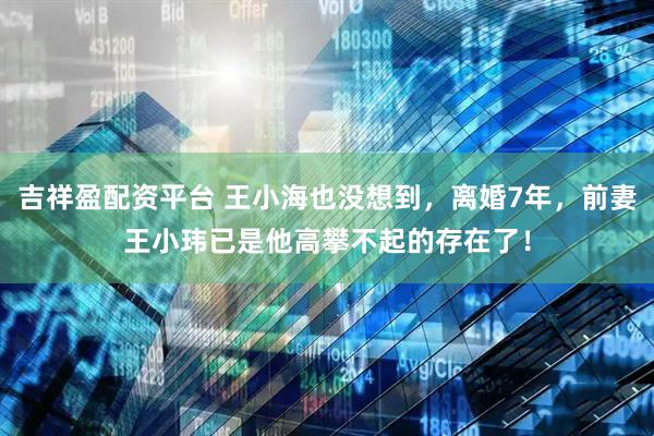 吉祥盈配资平台 王小海也没想到，离婚7年，前妻王小玮已是他高攀不起的存在了！